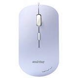 Мышь проводная бесшумная SMARTBUY SBM-288-V, USB, 3 кнопки + 1 колесо, оптическая, сиреневая, 06819 514183