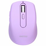 Мышь беспроводная бесшумная SMARTBUY SBM-611AG-V, USB, 4 кнопки + 1 колесо, оптическая, лиловая, 02033 514186