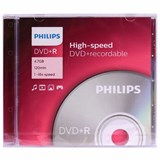Диск DVD+R (плюс) PHILIPS, 4,7 Гб 4x Slim Case (1 штука), DR4S6S01F/97 514204