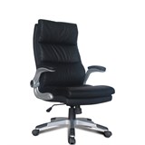 Кресло офисное BRABIX Fregat EX-510, рециклированная кожа, черное, 530863 530863