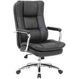 Кресло офисное BRABIX PREMIUM Amadeus EX-507, экокожа, хром, черное, 530879 530879