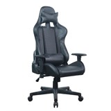 Кресло компьютерное BRABIX "GT Carbon GM-115", две подушки, экокожа, черное, 531932 531932