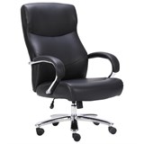 Кресло офисное BRABIX PREMIUM Total HD-006, НАГРУЗКА до 180 кг, экокожа, хром, черное, 531933 531933