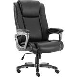 Кресло офисное BRABIX PREMIUM Solid HD-005, НАГРУЗКА до 180 кг, рециклированная кожа, черное, 531941 531941