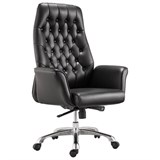 Кресло офисное BRABIX PREMIUM Legacy EX-750, синхромеханизм, алюминий, экокожа, черное, 532492 532492