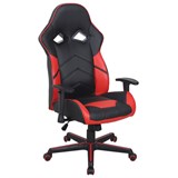 Кресло компьютерное BRABIX "Storm GM-006", регулируемые подлокотники, экокожа, черное/красное, 532500 532500