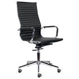Кресло офисное BRABIX PREMIUM "Intense EX-531", экокожа, хром, черное, 532540 532540