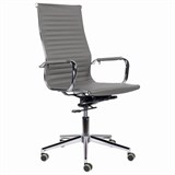 Кресло офисное BRABIX PREMIUM "Intense EX-531", экокожа, хром, темно-серое, 532542 532542