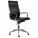 Кресло офисное BRABIX PREMIUM "Kayman EX-532", экокожа, хром, черное, 532543 532543