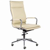 Кресло офисное BRABIX PREMIUM "Kayman EX-532", экокожа, хром, бежевое, 532544 532544
