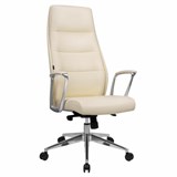 Кресло BRABIX PREMIUM ''Adept EX-752'', синхромеханизм, алюминий, экокожа, бежевое, 532931 532931