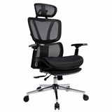 Кресло BRABIX PREMIUM "Evolution ER-700", подножка, слайдер, синхромеханизм, сетка, черное, 532947 532947