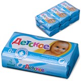 Мыло туалетное 90 г ДЕТСКОЕ (Весна), нейтральное, без отдушек и красителей, 1140, 6112 600590