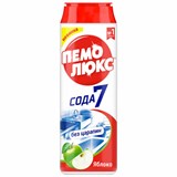 Чистящее средство 480 г, ПЕМОЛЮКС Сода-5/7, Яблоко, порошок 601896