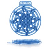 Коврики-вставки для писсуара, ЭКОС (POWER-SCREEN), на 30 дней каждый, комплект 2 шт., аромат "Мята", цвет синий, PWR-3B 604663