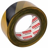 Лента оградительная сигнальная желто-черная, 50 мм х 200 м, BRAUBERG "Грандмастер", полиэтилен, 604891 604891