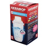 Сменная кассета АКВАФОР В5, защита от бактерий, для фильтров АКВАФОР 605407