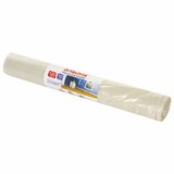 Мешки для мусора 120 л, прозрачные, в рулоне 10 шт., ПВД 25 мкм, 67х100 см, LAIMA, 605540 605540