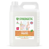 Мыло жидкое 5 л SYNERGETIC Миндальное молочко, гипоаллергенное, биоразлагаемое 605553