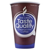 Стакан одноразовый бумажный 300/340 мл, D 80 мм, КОМПЛЕКТ 50 шт., однослойные, Taste Quality, холодное/горячее, Ve, ФОРМАЦИЯ, HB80-340-0398 606198