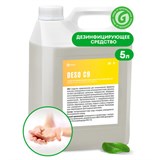 Антисептик для рук и поверхностей спиртосодержащий (70%) 5 л GRASS DESO C9, дезинфицирующий, жидкость 606813
