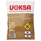 Реагент противогололёдный, песко-соляная смесь, 20 кг UOKSA Пескосоль, мешок 607417