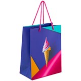 Пакет подарочный (1 штука) 18x10x23 см, ЗОЛОТАЯ СКАЗКА "Sweets", тиснение фольгой, 608250 608250