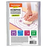 Коврик силиконовый для раскатки/запекания 30х40 см, фиолетовый, DASWERK, 608423 608423
