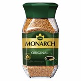 Кофе растворимый MONARCH "Original" 190 г, стеклянная банка, сублимированный, 8050934 620104