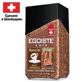 Кофе молотый в растворимом EGOISTE "Special" 100 г, стеклянная банка, сублимированный, ШВЕЙЦАРИЯ, 8606 621189