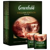 Чай GREENFIELD "English Edition" черный цейлонский, 100 пакетиков в конвертах по 2 г, 1383-09 621968