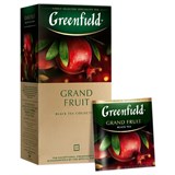 Чай GREENFIELD "Grand Fruit" черный с гранатом, гибискусом, розмарином, 25 пакетиков в конвертах по 1,5 г, 1387-10 621970