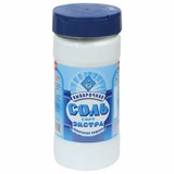 Соль пищевая 500 г, "Экстра", пластиковая баночка с дозатором 622027