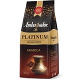 Кофе молотый AMBASSADOR "Platinum" 250 г, арабика 100% 622235