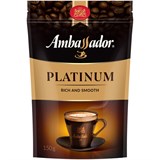 Кофе растворимый AMBASSADOR "Platinum" 150 г, сублимированный 622236
