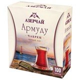 Чай АЗЕРЧАЙ "Армуду" черный с чабрецом, 100 пакетиков по 1,6 г, 420536 622736