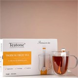Чай TEATONE черный с ароматом тропических фруктов, 100 стиков по 1,8 г, 1247 622807