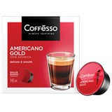 Кофе в капсулах COFFESSO "Americano Gold" для кофемашин Dolce Gusto, 16 порций, 102152 623405