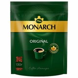 Кофе растворимый MONARCH "Original" 130 г, сублимированный, 4091471 623502