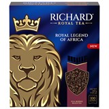 Чай RICHARD "Royal legend of Africa" черный, 100 пакетиков в конвертах по 2 г, 102735 624177