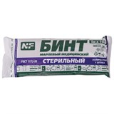 Бинт марлевый стерильный 10 см х 5 м, плотность 32(±2) г/м2, индивидуальная упаковка, NF 631153