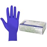 Перчатки нитриловые смотровые SFM Supersoft N135, 100 пар (200 шт.), размер S (малый), фиолетовые 631524