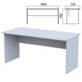 Стол письменный "Арго", 1600х730х760 мм, серый 641265