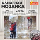 Картина стразами (алмазная мозаика) 40х50 см, ОСТРОВ СОКРОВИЩ "Встреча 2", без подрамника, 662587 662587