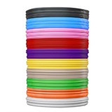 Безопасный PLA-пластик для 3D-ручки, 100 метров (10 цветов х 10 м), BRAUBERG KIDS, 665189 665189