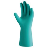 Перчатки нитриловые КЩС JETA SAFETY, хлопчатобумажное напыление, размер 10 (XL), зеленые, JN711, JN711-10-XL 700613