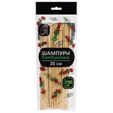 Шпажки-шампуры для шашлыка бамбуковые 20 см, 100 штук, КП, 107948 700660