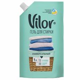 Гель для стирки универсальный 1000 г, VILOR для всех видов тканей, 15539 701234