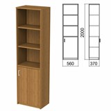 Шкаф полузакрытый "Арго", 560х370х2000 мм, орех (КОМПЛЕКТ) 981571