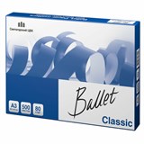 Бумага офисная БОЛЬШОГО ФОРМАТА (297х420), А3, 80 г/м2, 500 л., марка В, BALLET CLASSIC, 153% (CIE) 110111